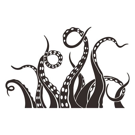 #Bläckfiskdekaler, badrumsdekaler för toalett, 20x30cm#