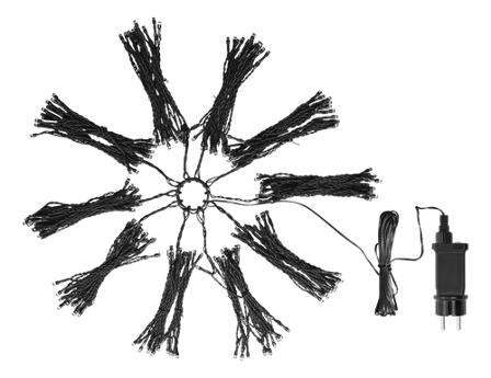 Deltaco Juletrelys Wi-Fi Varmhvit 2m