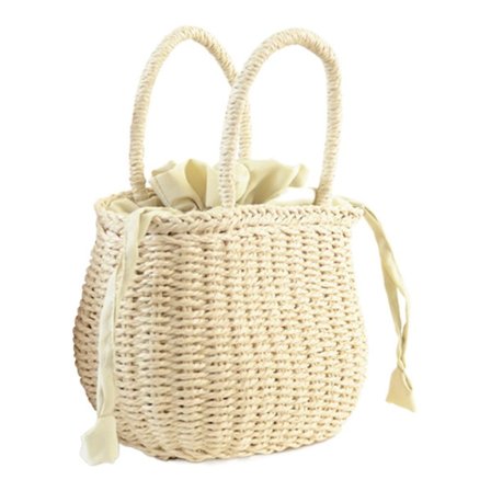 Stråveske Halmveske IVORY