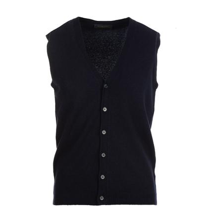 Daniele Fiesoli Sleeveless Strik Blå, Herre Slipover