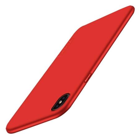 iPhone Xr X-LEVEL Suoja Sarja Matta Pintainen Pehmeä Muovinen Taksuoja Kuori - Punainen Red