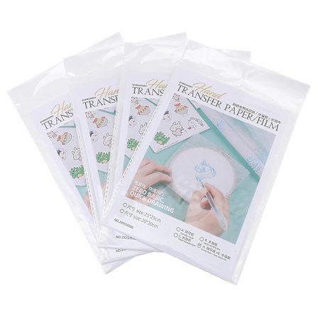 16 stk. Broderistabiliserende vannløselig film gjennomsiktig W