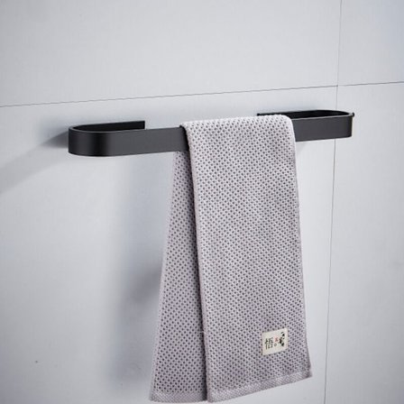 Dobbel håndkleholder, selvklebende håndkleholder veggmontert håndkleholder