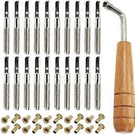 1 Sæt Professionelle Lyre Stemmeskruer Robuste Lyre Harpe Streng Stemmeskruer Udskiftnings Stemmeskruer