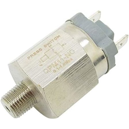 Højkvalitets splinterny rustfrit stål 1/8 tommer pneumatisk justerbar pumpetrykkontakt QPM11-NO normalt åben