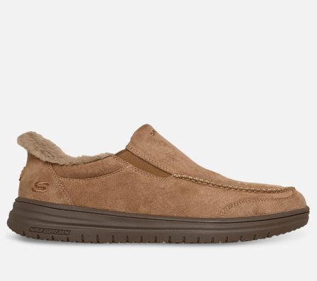 Skechers, Relaxed Fit: Slip-ins: Murette - Scofield, 43, Natur, Herre