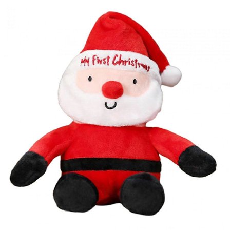 Jultomte Plysch, Jul Gosedjur, Jultomte Sittande Plyschdockor, Bästa Presenten för Barn Baby GS