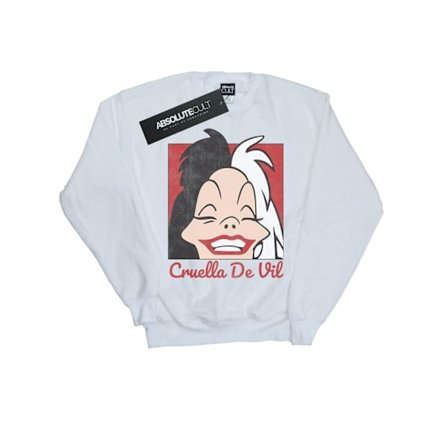 Disney Boys Cruella De Vil Cropped Head Sweatshirt 12-13 år