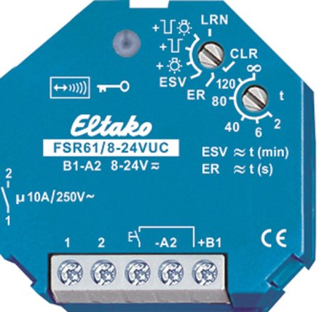 Eltako 30100004 Impulsrelé 230 V AC, IP30, Elfordeling & strømforsyning