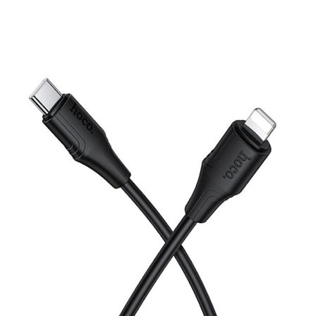 HOCO USB-C till Lightning 27W Kabel 1m Silikon X124 - Svart