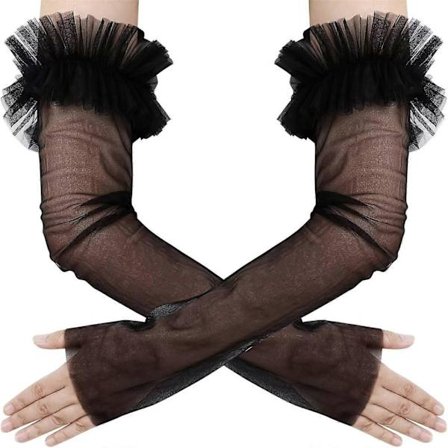 Elegantit läpikuultavat morsiuskäsineet, verkkokangas, käsivarsi, erityistilaisuuksiin, läpinäkyvät sormettomat hihat, käsiasusteet illallisjuhliin, 