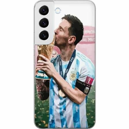 Samsung Galaxy S22+ 5g Genomskinligt Skal Messi