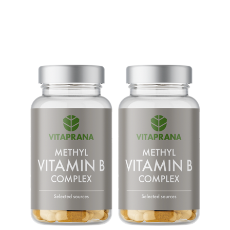 2 x Metyl Vitamin B-komplex, 50 caps