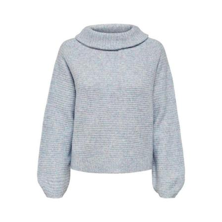 Only, Round-neck Knitwear Grijs, Dames, Maat:S