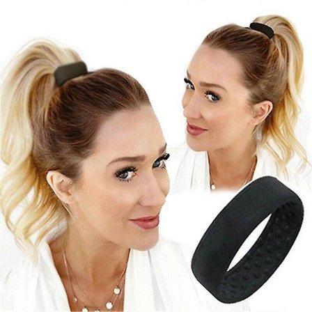 Silicone Hair Tie Elastic Bands Ponytail Holder Multifunction Foldable Hair Accessories