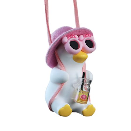 Rosa Swing Andebil Bakspeil Hengende Ornament Bil Dekor Anheng