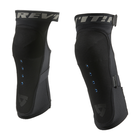 Kniebeschermers Rev'It! Massif Rood Scram Zwart Zwart M