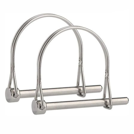 2 Stk Sikkerhetskobling Pin Aksel Låsepinne Fjær Spenne Pin