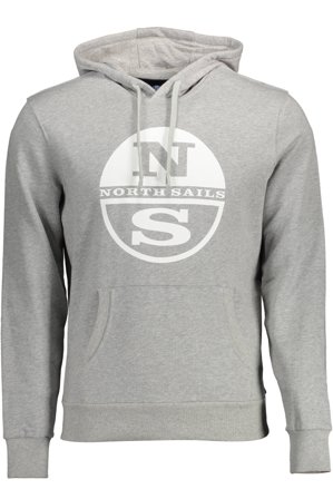 North Sails Felpa Senza Zip Uomo Grigio