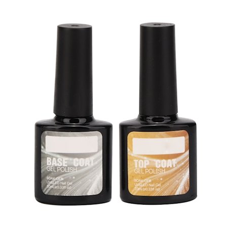 10ML UV Gel Polish Base Coat Langvarig Top Coat Neglekunst Sæt KitRBTC2-01