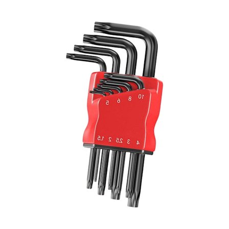 Kraftiga Allens Nycklar Torx Stjärnnyckel T Typ Huvudnyckel Dubbelände