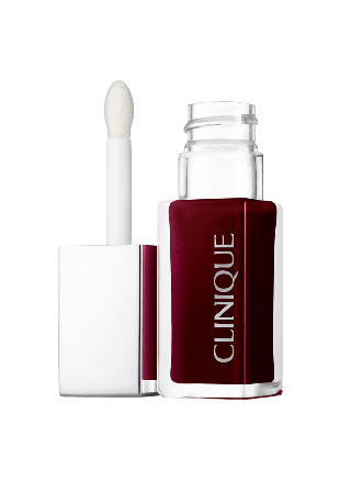 Clinique Pop Lip & Cheek Oil Läppglans Dam Svart 7.0ml