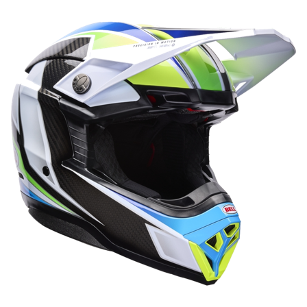 Casco Cross BELL Moto-10 Spherical Griglia Bianco/Blu M