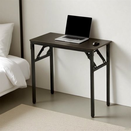 Fällbart Skrivbord 80x40x75cm - Svart Valnöt