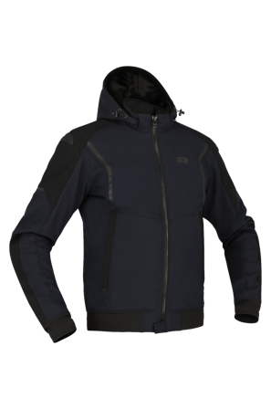 RICHA Atomic 2 WP MC-Jacka Svart/Marinblå S