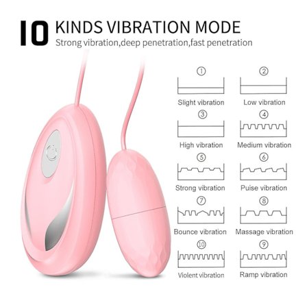 Flerhastighets fjärrkontroll Vibrator Kärleksvibrerande ägg