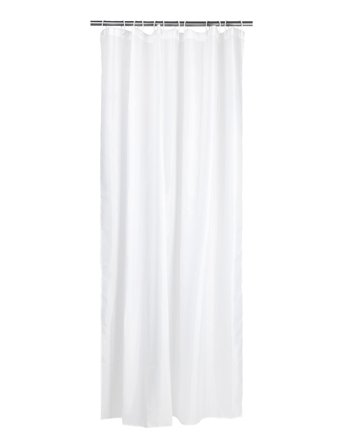 Shower Curtain Solid Season White Noble House