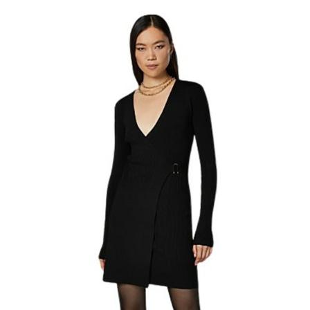 Patrizia Pepe, Short Dresses Czarny, Kobieta, Rozmiar: M
