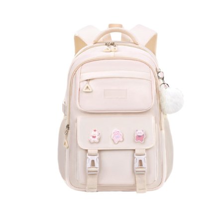Søt Ryggsekk for Jenter Bærbar Stor Kapasitet Skoleveske Lett Vanntett Bokveske