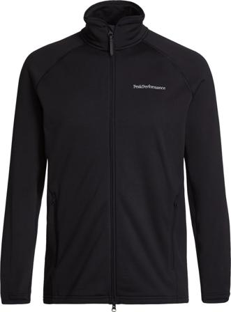 Peak Performance Men's Chill Light Zip Jacket Men Mid layer tops Black M
