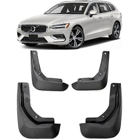 Äkta Komplett Set Stänkskydd Mud Flaps Skärm För 2019-2024 Volvo V60 MK II