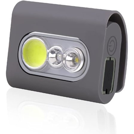 Clip on Running Light, 2000 Lumen LED Jogging Safety Light med