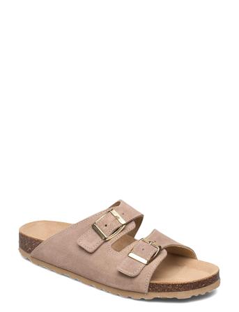 Biabetricia Buckle Sandal Shoes Summer Shoes Sandals Rosa Bianco*Betinget Tilbud
