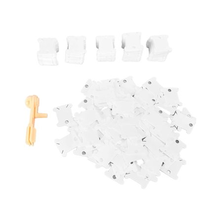 360 stk. Plast Trådsnelle Sortering Oppbevaring Funksjon Anti Rust Praktisk DIY Sytråd Oppbevaring for Søm