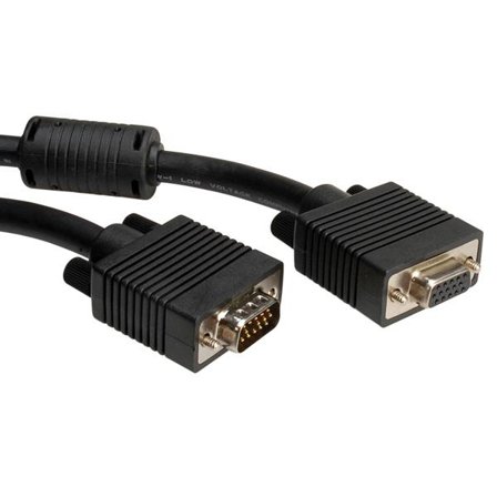 ROLINE HQ VGA Cable + Ferrite, HD15,