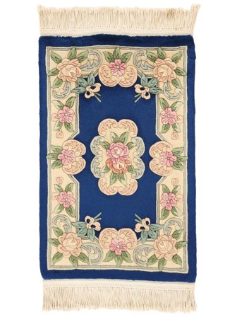 Medaljong Liten Kina 90 Line Matta 60X90 Ull