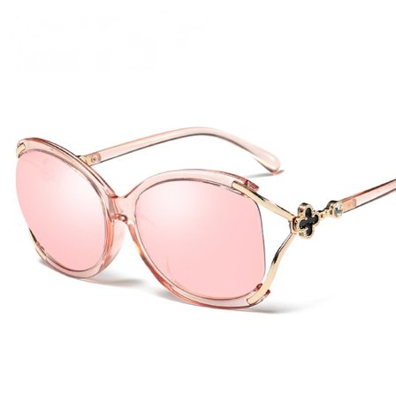 Kvinnors fyrkantiga Cat Eye Hybrid Butterfly Fashion Solglasögon