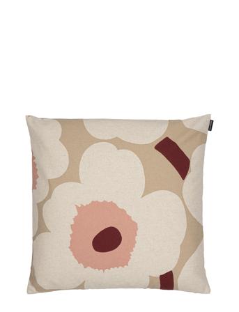Unikko Cushion Cover 50X50Cm Home Textiles Cushions & Blankets Cushion Covers Beige Marimekko Home