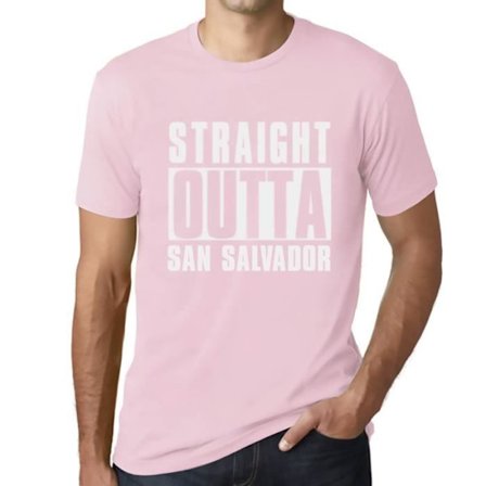 T-shirt herr Rak Outta San Salvador – Rak Outta San Salvador – Vintage rosa T-shirt