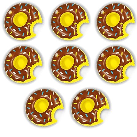 8-pack Uppblåsbara Flytande Dryckeshållare, Dryckesflottar