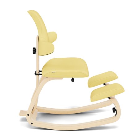 Varier Furniture Thatsit - Yellow Polyester - Natural base