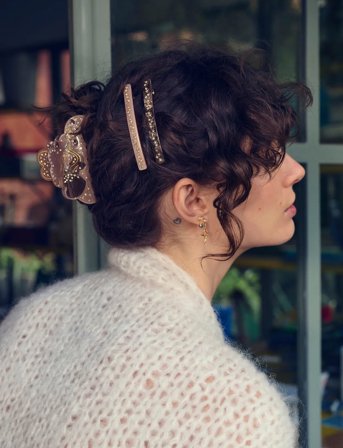 Maanesten Juin Hairclip Blush - Pink - ONE SIZE