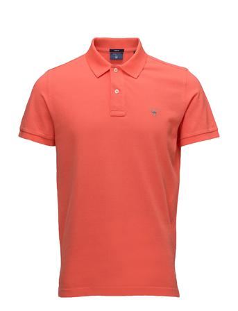 Original Pique Ss Rugger Polos Short-sleeved Oransje GANT