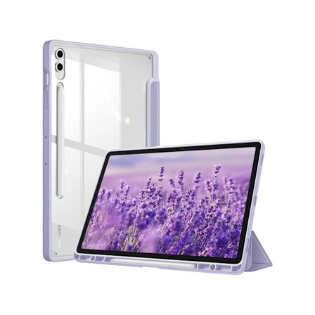 Kompatibel med Samsung Galaxy Tab S10 Plus 2024, S9 Fe/s9 Plus 12.4 tommer Lys Lilla