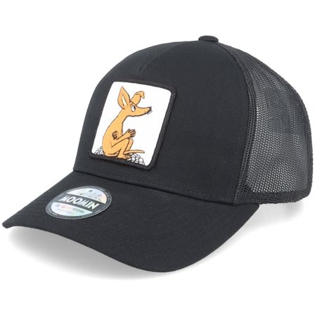Moomin - Sort trucker Kasket - Sniff Black Trucker @ Hatstore