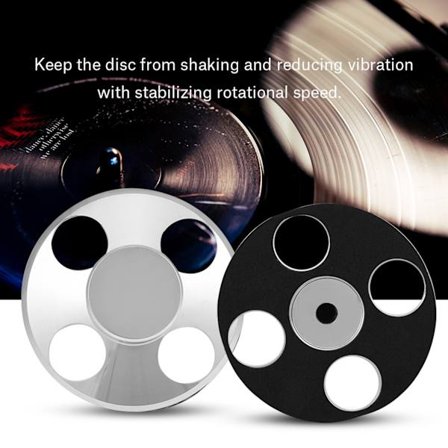 Audio Platespiller Metall Disk Stabilisator LP Vinyl Plateklemme